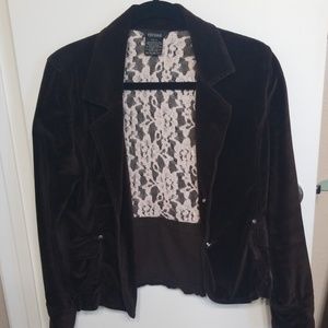 Brown velvet Eivissa jacket